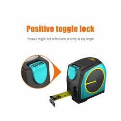 DT10 - 2-in-1 laser rangefinder - with digital LCD display - measuring tapeMeasurement