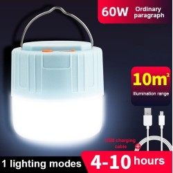 Camping / luz de tenda - portátil - solar - LED - lâmpada externa super brilhante - com controle remoto - à prova d'água