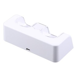 Carregador duplo - indicador LED - para controle Wii - com 2 baterias