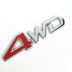 adesivo de carro 4WD - emblema de metal 3D