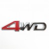 adesivo de carro 4WD - emblema de metal 3D