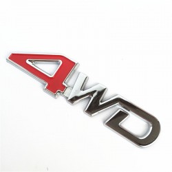 adesivo de carro 4WD - emblema de metal 3D