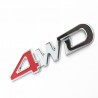 adesivo de carro 4WD - emblema de metal 3D