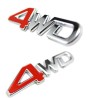 adesivo de carro 4WD - emblema de metal 3D