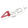 adesivo de carro 4WD - emblema de metal 3D