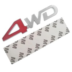 adesivo de carro 4WD - emblema de metal 3D