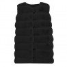Elegant sleeveless coat - fur vestJackets