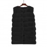 Elegant sleeveless coat - fur vestJackets