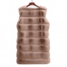 Elegant sleeveless coat - fur vestJackets