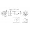 Metal push button switch - self-lock - LED - 16mmSwitches