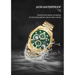 NAVIFORCE - relógio esportivo de luxo - Quartz - à prova d'água - aço inoxidável