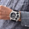 OULM 1349 - sports large watch - compass - leather strapWatches