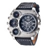 OULM 1349 - sports large watch - compass - leather strapWatches
