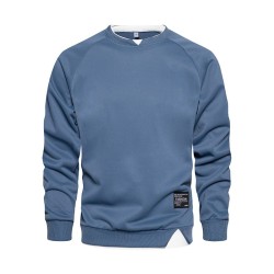 Classic sweatshirt - o-neck pullover - fake two piecesHoodies & Sweatshirt