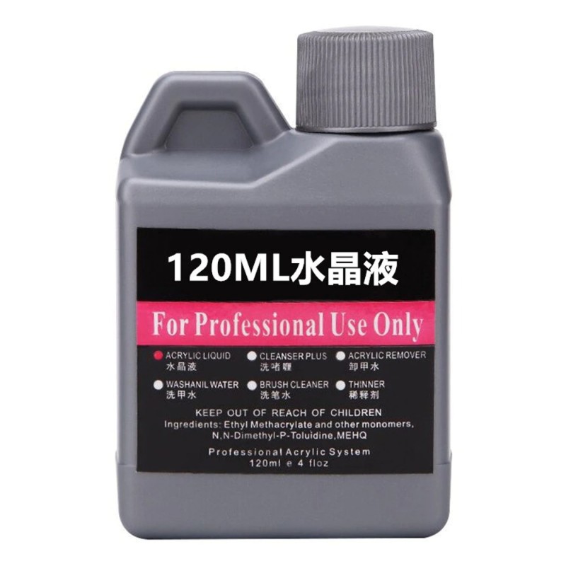 Líquido acrílico - monômero para unhas em pó 120 ml