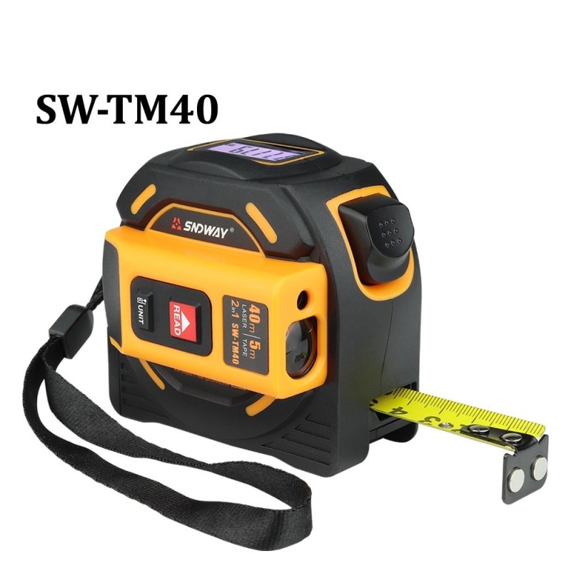 SW-TM40 - telêmetro a laser - medidor de distância - fita métrica - travamento automático - 40m SW-TM40 - telêmetro a laser - medidor de distância - fita métrica - travamento automático - 40m