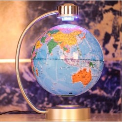 Globo mundial de levitação magnética - LED
