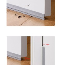 Tira de vedação para janelas / portas - autoadesiva - à prova de som - à prova d'água - espuma de nylon