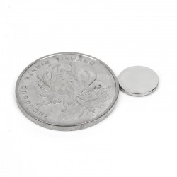 N35 - ímã de neodímio - disco redondo - 10mm * 1mm