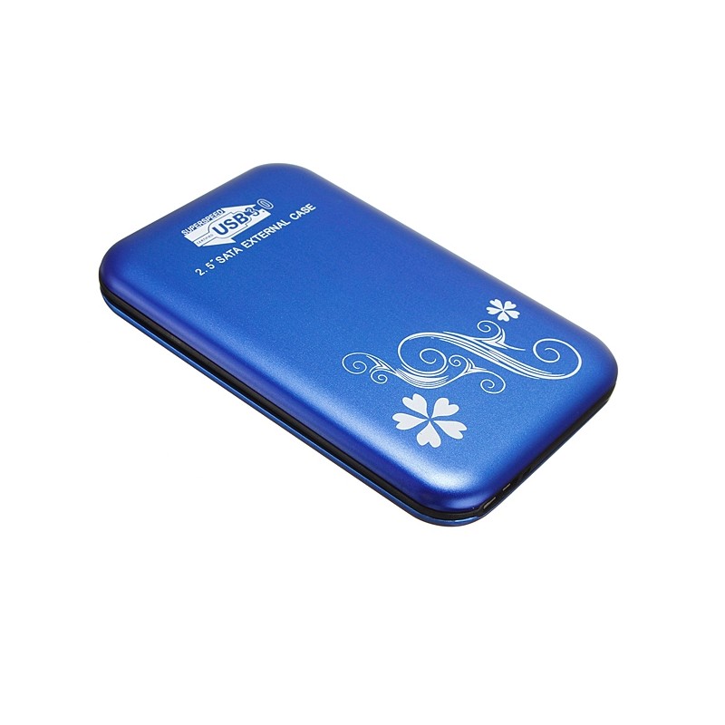 Gabinete externo - HDD SATA de 2,5 polegadas - USB 3.0 - alumínio