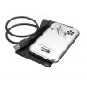 Gabinete externo - HDD SATA de 2,5 polegadas - USB 3.0 - alumínio