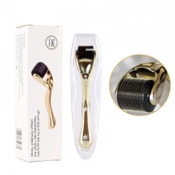 Micro agulha - titânio derma roller - anti-rugas - rejuvenescedor facial/massageador corporal