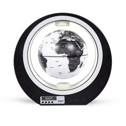 Alto-falante Bluetooth - levitação magnética - globo flutuante - com relógio