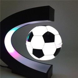 Levitação magnética - bola de futebol flutuante - lâmpada noturna - LED