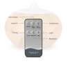 Ultrasonic air humidifier - essential oils diffuser - LED - remote control - wood grain - 500 mlHumidifiers