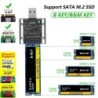 Caixa SSD M2 - M.2 Para USB 3.0 - Cartão SATA NGFF Caddy HDD