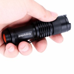 Mini lanterna - super brilhante - foco de zoom ajustável - 2000Lm - CREE Q5 - LED
