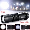 Mini lanterna - super brilhante - foco de zoom ajustável - 2000Lm - CREE Q5 - LED