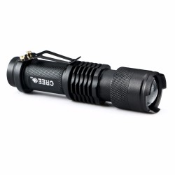 Mini lanterna - super brilhante - foco de zoom ajustável - 2000Lm - CREE Q5 - LED