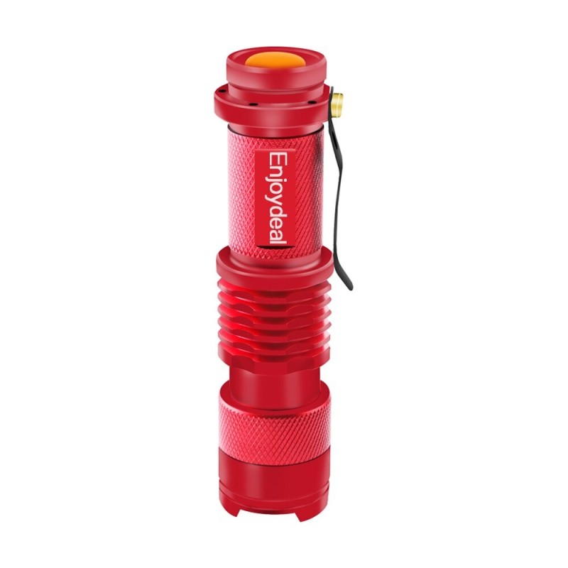Mini lanterna - super brilhante - foco de zoom ajustável - 2000Lm - CREE Q5 - LED
