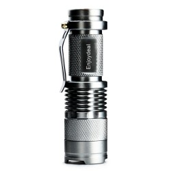 Mini lanterna - super brilhante - foco de zoom ajustável - 2000Lm - CREE Q5 - LED