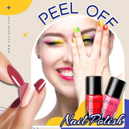 Peel-off nail polish - fast drying - quick self-removalNail polish