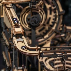 Marble Run - quebra-cabeça de madeira 3D - blocos de construção - cidade noturna - conjunto