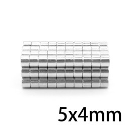 N35 - ímã de neodímio - disco redondo - 5mm * 4mm