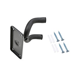 Wall mounted guitar holder - steel hook - anti-slipGuitars