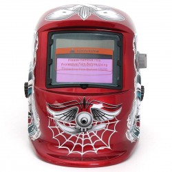 Capacete de soldagem com escurecimento automático - ajustável - Mig / MMA - Lucky Speed Shop