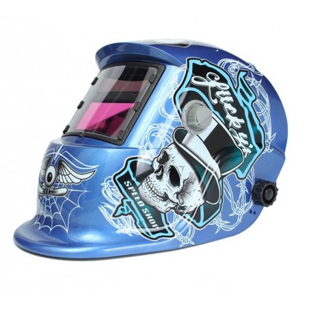 Capacete de soldagem com escurecimento automático - Solar - MIG - MMA - Lucky Speed Ghost