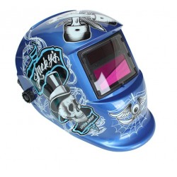 Auto darkening welding helmet - Solar - MIG - MMA - Lucky Speed GhostHelmets