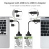 SATA para USB 3.0 / 2.0 / tipo C - cabo - adaptador - HDD SSD externo de 2,5 polegadas