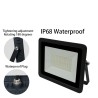 Holofote LED - refletor externo - ultra fino - à prova d'água - 220V / 110V - 10W - 20W - 30W - 50W - 100W