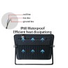 Holofote LED - refletor externo - ultra fino - à prova d'água - 220V / 110V - 10W - 20W - 30W - 50W - 100W