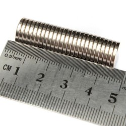 N52 - ímã de neodímio - disco redondo super forte - 12mm * 2mm - 25 peças