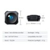 Lente de liga de alumínio - lente ultra larga de 155 graus - à prova d'água - para GoPro Hero 9 10 11 Black