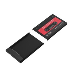 UTHAI T46 - gabinete externo para disco rígido - SATA 5 Gbps 2,5 polegadas - micro B para USB 3.0 - cabo tipo A