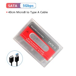 UTHAI T46 - gabinete externo para disco rígido - SATA 5 Gbps 2,5 polegadas - micro B para USB 3.0 - cabo tipo A