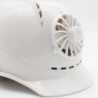Capacete de segurança movido a energia solar - com ventilador - construção / trabalho duro - segurança no trabalho